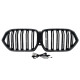 Ніздрі Чорний глянець LED ( Iconic Glow ) 2bar на BMW X6 G06 2023-2026 року