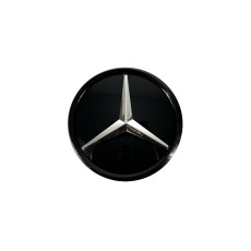 Логотипи Chrome Black скляний ( муляж дистроніка ) на Mercedes-Benz S-Class Coupe C217 2015-2017 року