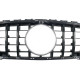 Решітка радіатора Full Black ( з місцем під камеру ) GT на Mercedes-Benz CLA-Class C118 2019-2023 року