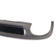 Дифузор ( заднього бампера ) Silver ( в стилі S4 00-00 ) на Audi A4 B8 2007-2011 року