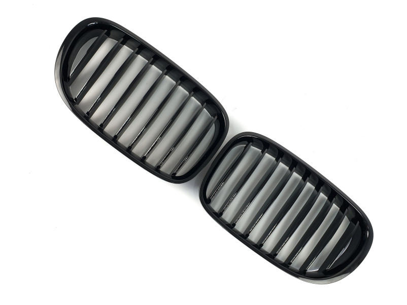 Ніздрі Чорний глянець ( 1 Bar ) V1 на BMW 7 Series F01 / F02 2008-2015 року