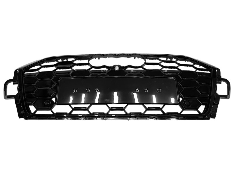 Решітка радіатора Full Black ( Gloss ) ( в стилі S5 ) на Audi A5 B9 2020-2025 року