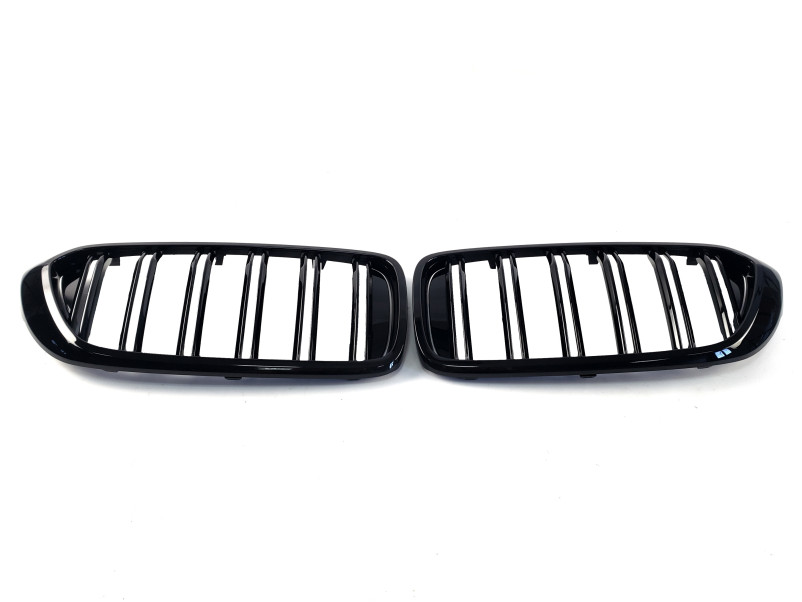 Ніздрі Чорний глянець ( Подвійні M-Look ) на BMW 6 Series ( GT ) G32 2017-2020 року