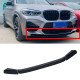 Губа ( переднього бампера ) Чорний глянець ( Rock Style ) на BMW X3 G01 2018-2022 року