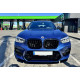 Губа ( переднього бампера ) Чорний глянець ( Rock Style ) на BMW X3 G01 2018-2022 року