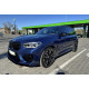 Губа ( переднього бампера ) Чорний глянець ( Rock Style ) на BMW X3 G01 2018-2022 року