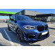 Губа ( переднього бампера ) Чорний глянець ( Rock Style ) на BMW X3 G01 2018-2022 року
