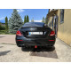 Дифузор ( заднього бампера ) Full Black / Black Pipe ( стиль E63 Brabus ) AMG на Mercedes-Benz E-Class W213 2016-2020 року