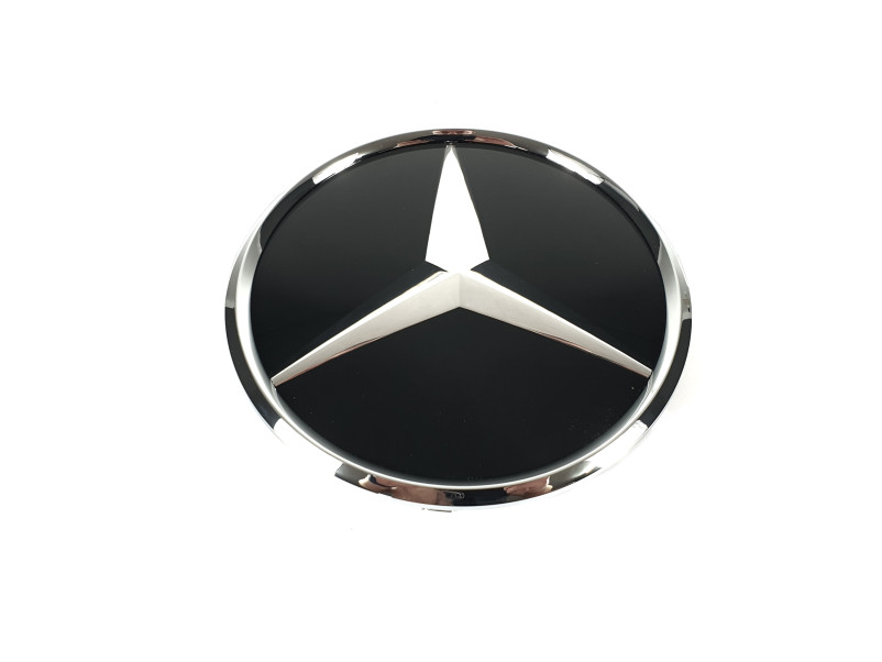 Логотипи Chrome  скляний ( муляж дистроніка ) на Mercedes-Benz GLS-Class X166 2015-2019 року