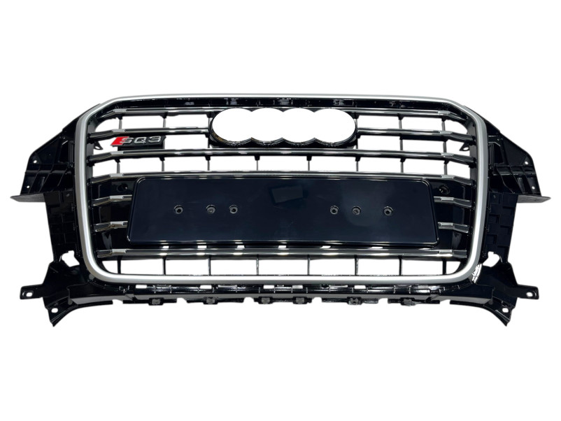 Решітка радіатора Black Silver ( в стилі SQ3 ) на Audi Q3 8U 2011-2014 року