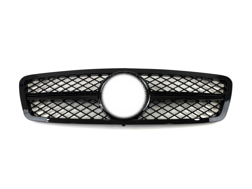 Решітка радіатора ALL Black SL на Mercedes-Benz C-Class W203 2000-2007 року