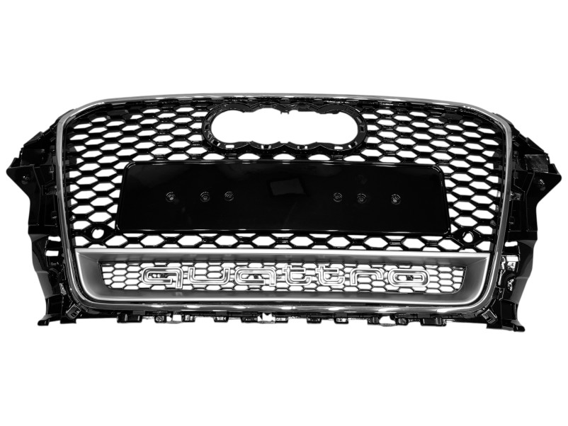 Решітка радіатора Chrome Black ( в стилі RS3 ) на Audi A3 8V 2012-2016 року