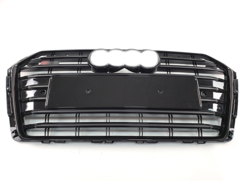 Решітка радіатора Full Black ( в стилі S4 ) на Audi A4 B9 2015-2019 року
