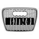 Решітка радіатора Black Silver ( в стилі RS6 ) без PDC на Audi A6 C6 2004-2011 року