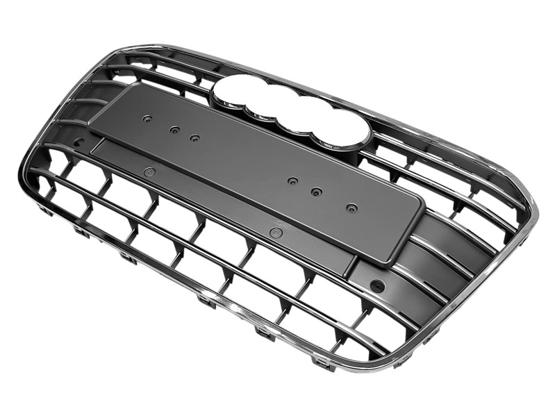 Решітка радіатора Silver Chrome ( в стилі S6 ) на Audi A6 C7 2011-2014 року