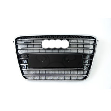 Решітка радіатора Chrome Black ( в стилі W12 ) на Audi A8 D4 2010-2014 року