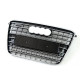 Решітка радіатора Chrome Black ( в стилі W12 ) на Audi A8 D4 2010-2014 року
