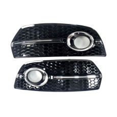Решітки в бампер Chrome Black ( в стилі RSQ5 ) на Audi Q5 8R 2008-2012 року