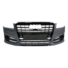 Передній бампер  ( в стилі S8 ) Black
 на Audi A8 D4 2014-2017 року
