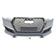 Передній бампер  ( RS Style ) Silver Black на Audi Q7 4M 2015-2020 року