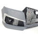 Передній бампер  ( RS Style ) Silver Black на Audi Q7 4M 2015-2020 року