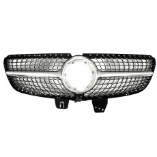 Решітка радіатора Silver Normal Diamond на Mercedes-Benz V-Class W447 2019-2023 року