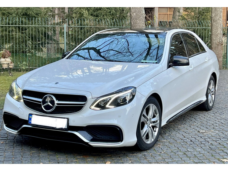 Передній бампер  ( стиль E63 AMG ) на Mercedes-Benz E-Class W212 2013-2016 року