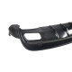 Дифузор ( заднього бампера ) Full Black ( стиль GLA45 AMG ) на Mercedes-Benz GLA-Class X156 2013-2017 року
