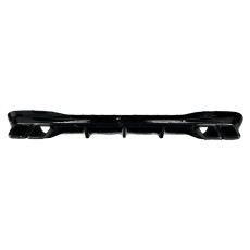 Дифузор ( заднього бампера ) Full Black / Chrome Pipe ( стиль S63 AMG ) на Mercedes-Benz S-Class W223 2020-2025 року