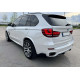 Леза на пороги Чорний глянець ( M-Performance ) на BMW X5 F15 2013-2018 року