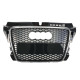 Решітка радіатора Chrome Black ( в стилі RS3 ) на Audi A3 8P 2008-2012 року