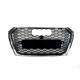 Решітка радіатора Chrome Black ( в стилі RS4 ) на Audi A4 B9 2015-2019 року