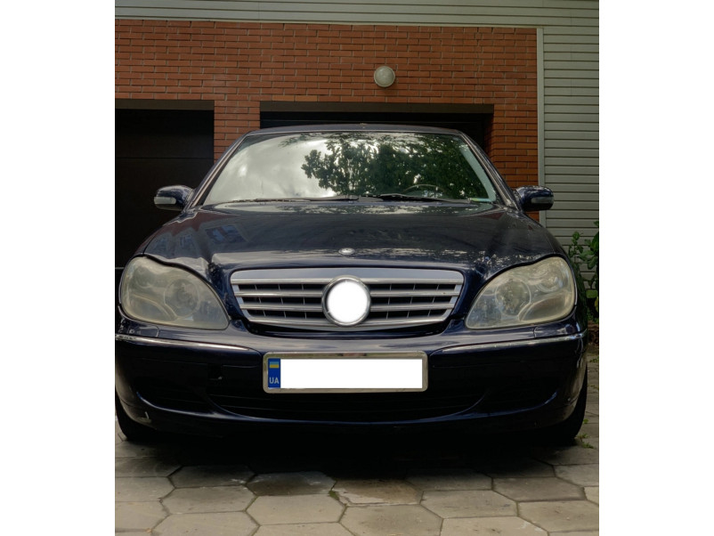 Решітка радіатора Silver CL на Mercedes-Benz S-Class W220 1998-2002 року