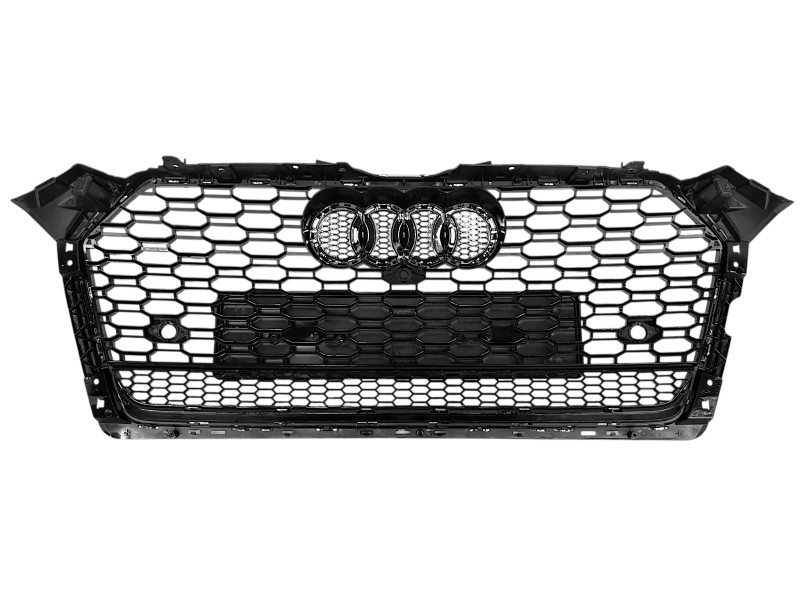 Решітка радіатора Chrome Black ( в стилі RS5 під камеру ) Quattro на Audi A5 B9 2016-2020 року