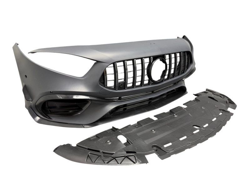 Передній бампер  ( стиль AMG45 ) на Mercedes-Benz A-Class W177 2018-2022 року