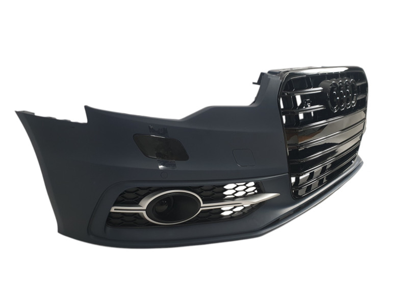 Передній бампер  ( S-Line ) V1 на Audi A6 C7 2011-2014 року