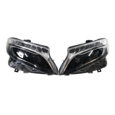 Передні фари  ( Led стиль V-Class заміна галогену ) на Mercedes-Benz VITO-Class W447 2014-2019 року