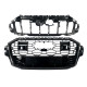 Решітка радіатора Full Black ( стиль RS ) під дистронік на Audi Q7 4M 2020-2022 року