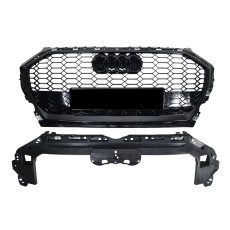 Решітка радіатора Full Black ( в стилі RSQ5 ) V2 на Audi Q5 80A 2020-2024 року