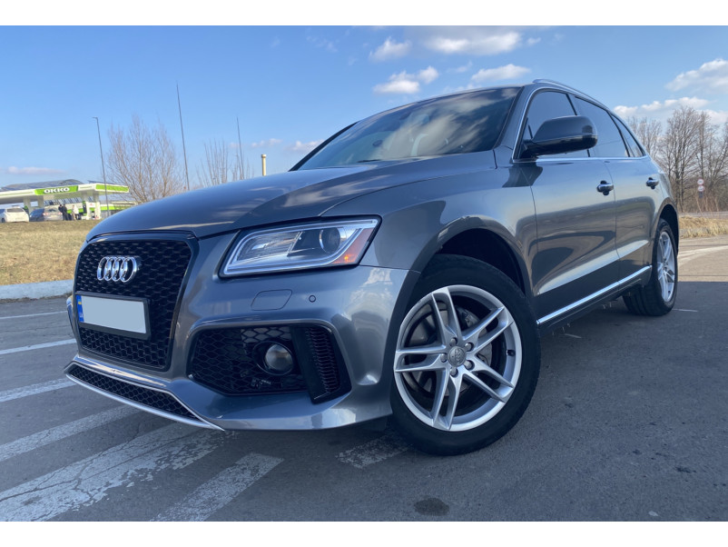 Передній бампер  ( в стилі RSQ5 V3 ) на Audi Q5 8R 2012-2016 року