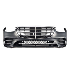 Передній бампер  ( AMG ) БЕЗ РЕШІТКИ РАДІАТОРА на Mercedes-Benz S-Class W223 2020-2025 року