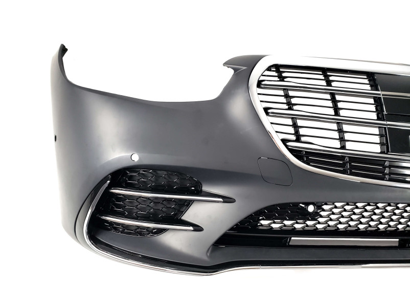 Передній бампер  ( AMG ) БЕЗ РЕШІТКИ РАДІАТОРА на Mercedes-Benz S-Class W223 2020-2025 року