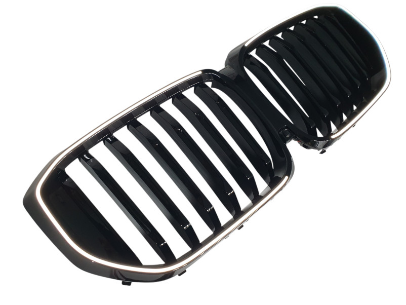 Ніздрі Чорний глянець LED ( Iconic Glow ) 1bar на BMW X5 G05 2018-2022 року