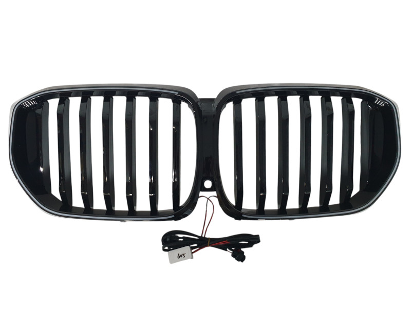 Ніздрі Чорний глянець LED ( Iconic Glow ) 1bar на BMW X5 G05 2018-2022 року