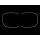Ніздрі Чорний глянець LED ( Iconic Glow ) 2bar на BMW X7 G07 2018-2022 року