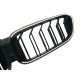 Ніздрі Чорний глянець LED ( Iconic Glow ) Old to New на BMW 5 Series G30 / G31 2017-2020 року