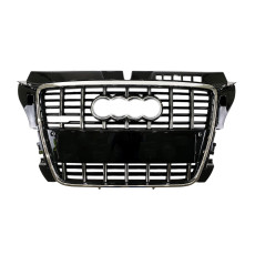 Решітка радіатора Chrome Black ( в стилі S3 ) ПОШКОДЖЕНА на Audi A3 8P 2008-2012 року