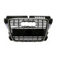 Решітка радіатора Chrome Black ( в стилі S3 ) ПОШКОДЖЕНА на Audi A3 8P 2008-2012 року