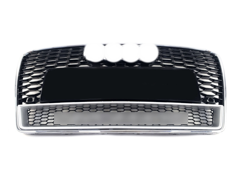 Решітка радіатора Chrome Black ( в стилі RS7 quattro ) на Audi A7 4G 2010-2014 року