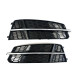 Решітки в бампер Chrome Black ( в стилі S6 ) S-Line на Audi A6 C7 2014-2018 року
